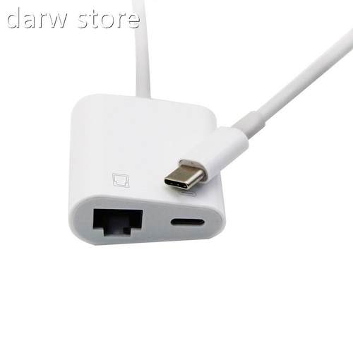 Typ C OTG Ethenet Adaper USB C To RJ45 Etheernett LArN1 Wire