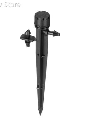 15 Pcs Black Adjustable Spray Drippers, 360 Degree Micro Emi