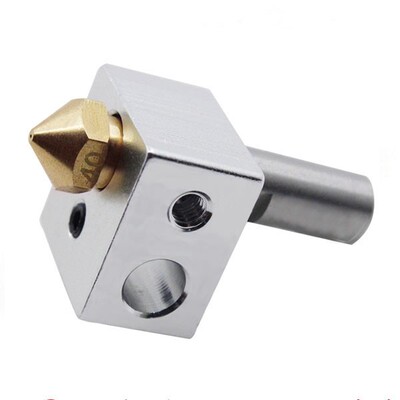 hot-High Quality MK10 Extruder Kit M7 Nozzle Aluminum Heatin