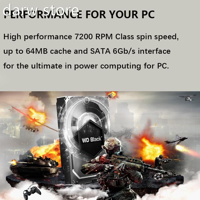 wd ibldack 500g1 hard dsk rve desktop game gamer gamiing hdd