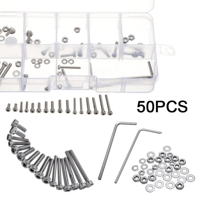 50PCS Universal Turntable Headshell Cartridge Mounting Kit S