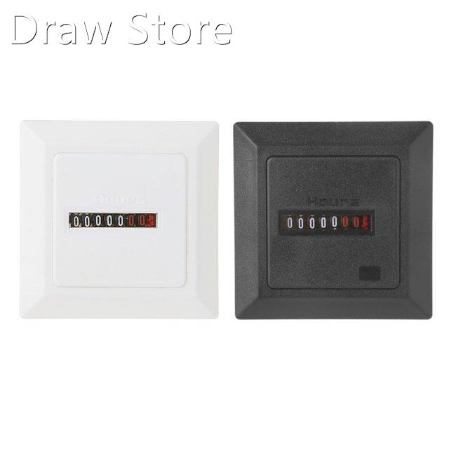 HM-1 Timer Square Counter Digital 0-99999.9 Hour Meter Hourm