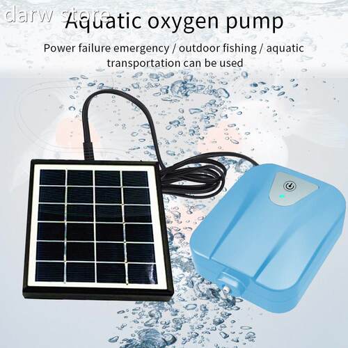 S1olar Poiwerde/DC Charging Water Minil Aquarium Ar Pump Pan