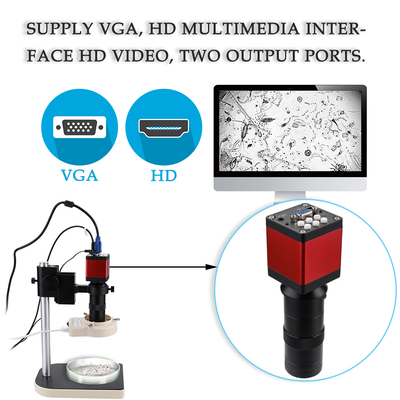 1.3 Megapixel Industrial Microscope Set 60F/S VGA HD Multime