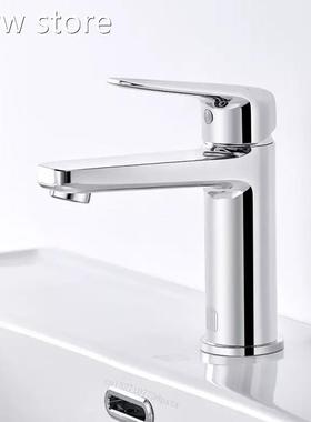 Youpin Diiib Dabai Bat1hroom Bansi Faucet ChromeiSngle Ha nd