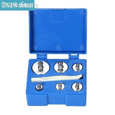 6pcs Weight 5g 10g 2x20g 50g 100g Grams Calibration Weights