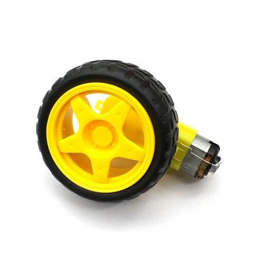 481 Plastic DC Drive Gear Motor wheel Tyre Tire For Smart R