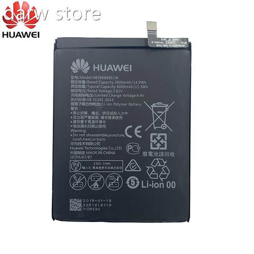 100% OH1riginal 4000mAh HB3C966809EW Battery For uawei Y9 21