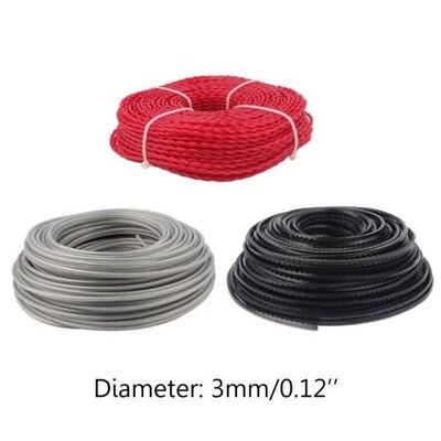 Mowing Nylon Trimmer Rope Line Brush Cutter Strimmer Wire La