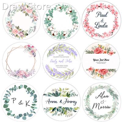 Custom Logo Wedding Birthday Party Sticker Personalized Des