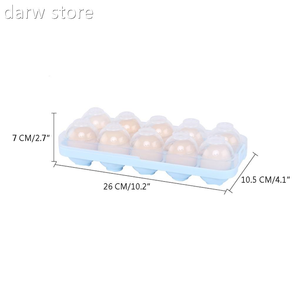 E doo EggStorage Box latic  Fridge Egg TrP1ay Slots Holdser