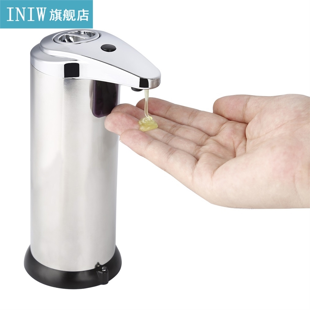 250ml Stainless Steel Automatic Soap Dispenser Handsfree Aut