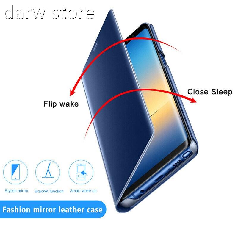 Plating Smart Mirr1or Flip Cayse for Samsung SGalx 10 5aG 20