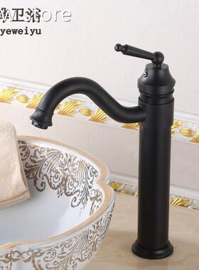 Black 1ViAnta ge High Faucet Cold Heatt merican Anique BathT