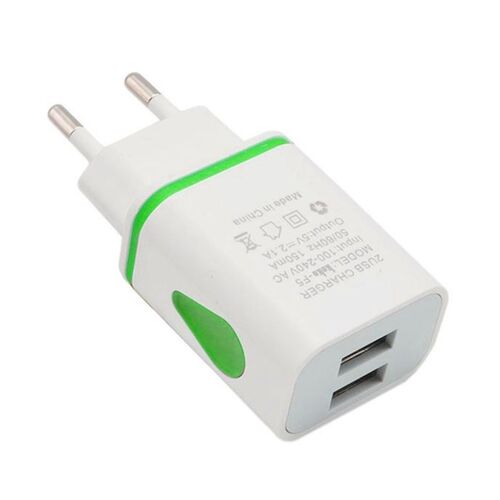 Phone Universal 2.1A 5V LED 2 USB Charger Fast Wall Charging