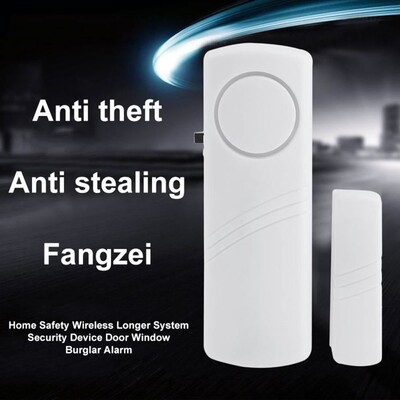 Wireless Door Window Burglar Alarm With Magnetic Sensor Door