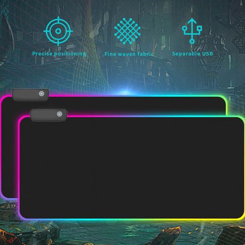 Mousepad RGB Large Gaming Mouse Pad Gamer Computer Mouse Key