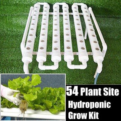 54 Holes Hydroponic Piping Site Grow Kit Deep Water Culture