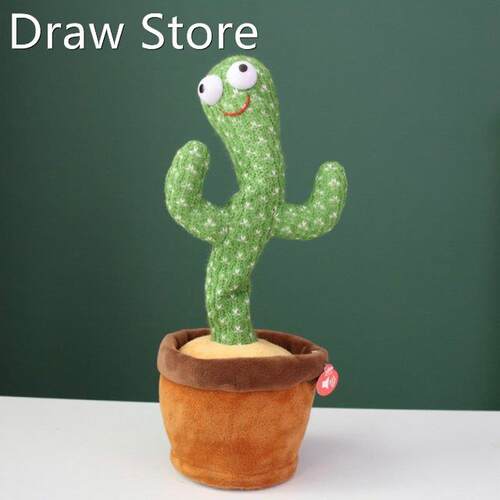 Free Shipping Talking Toy Dancing Cactus Doll Speak Talk Sou