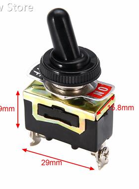 Miniature On Off Small SPST Toggle Switch Heavy Duty with Wa