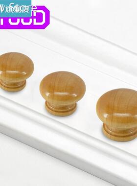 furniture Wooden Knob Drawer Pulls Cabinet Wardrobe Handle R