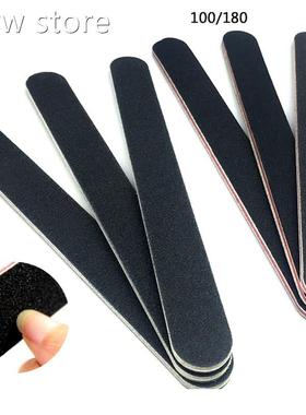 5pcs/10s Nailficl1e Prpofessional Nail Bffeur Black Sandpape