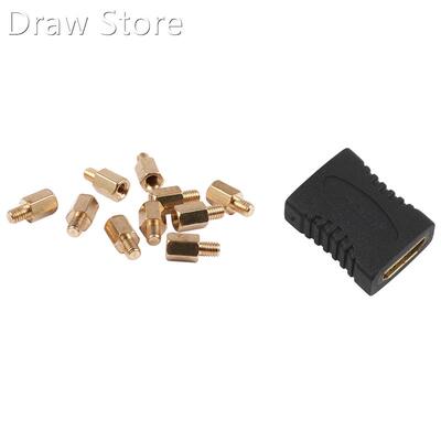 10 Pcs PC PCB Motherboard Brass Standoff Hexagonal Spacer M3