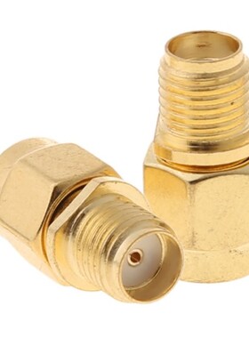 2 Pcs RP SMA Female Jack To SMA Male Plug RF Connector Coaxi