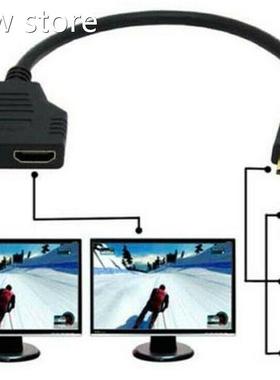 HMI Spitter1 1InpDut Male To  2 Output lFemale Port Cable Ad
