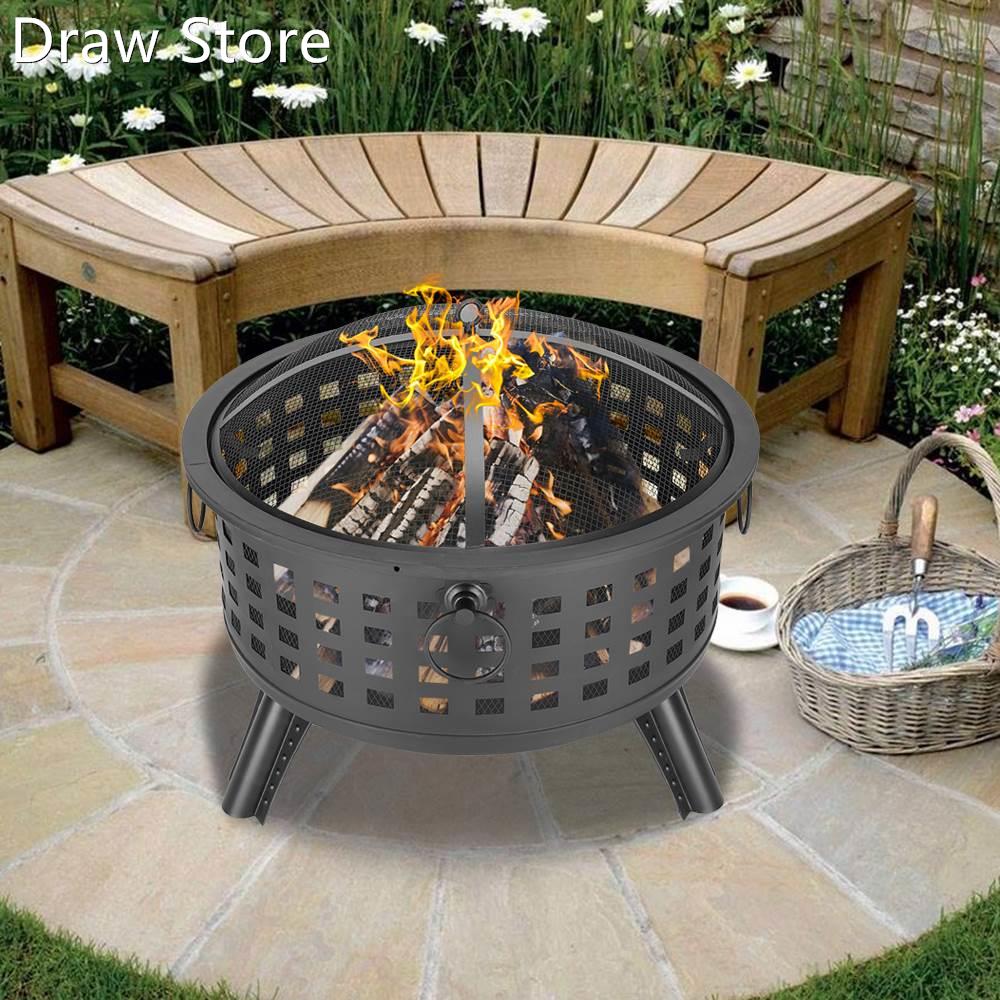 Outdoor Brazier Fireplace Fire Pit Burner for Camping Hiking