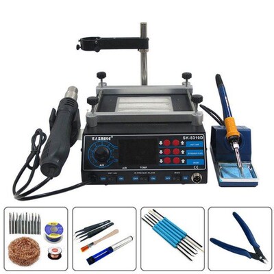SAIKE 8310D 3 In 1 Soldering Station Hot Air Gun+Electricity