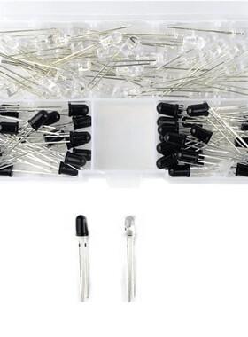 50pairs 3mm 5mm 940nm LEDs Infrared Emitter and IR Receiver