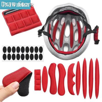 1Set Helmet Inner Padding Kit with Insect Net Sports Motorcy