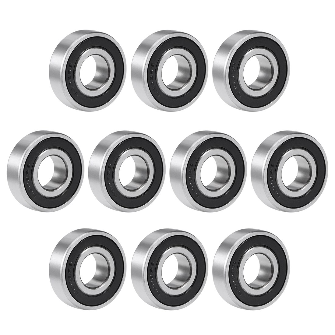 10 Pcs 6202-2RS Deep Groove Ball Bearing 15mm x 35mm x 11mm