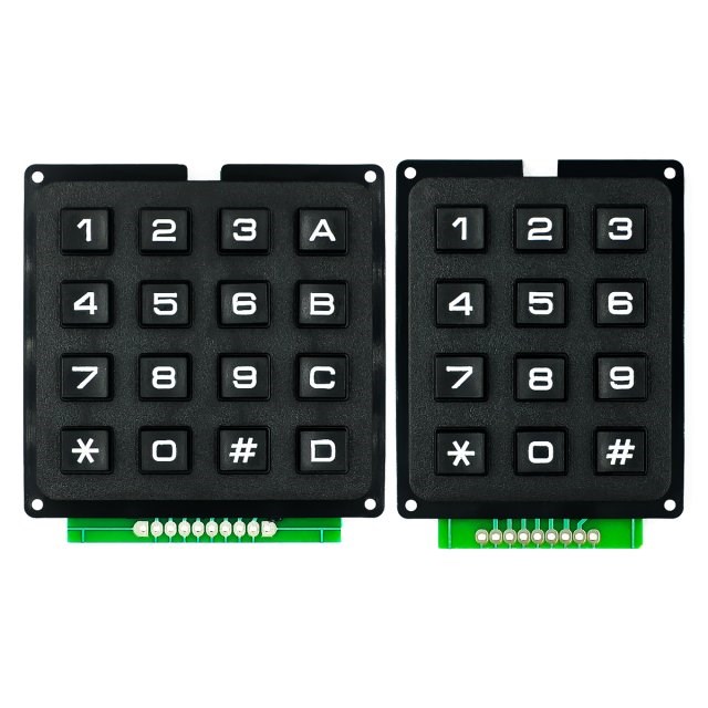 5pcs 4x4 3X4 Matrix Array 16 Keys 4*4 3*4 Switch Keypad Keyb