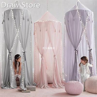 Kid Baby Bed Canopy Bedcover Mosquito Net Curtain Bedding Ro