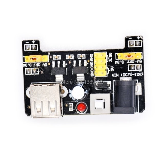 Free Ship 10PCS/Lot Breadboard Power Supply Module 3.3V 5V M
