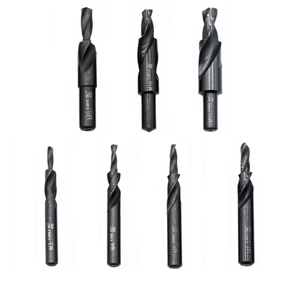 M3-M12 90/180 Degree HSS Twist Step Drill Bits 6542 Nitride
