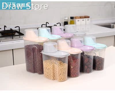 1PCS PP Food Storage Box Plastic Clear Container Set with Po