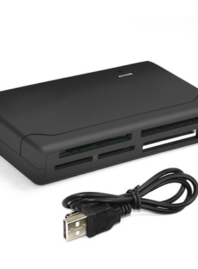 Black All in One Memory Card Reader USB External Card reader