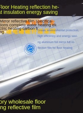 0.03mm/0.06mm Electric Underfloor Heating System Aluminum Fo