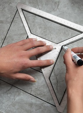 Triangle Ruler Multi-function Floor Drain Ruler Precisely St