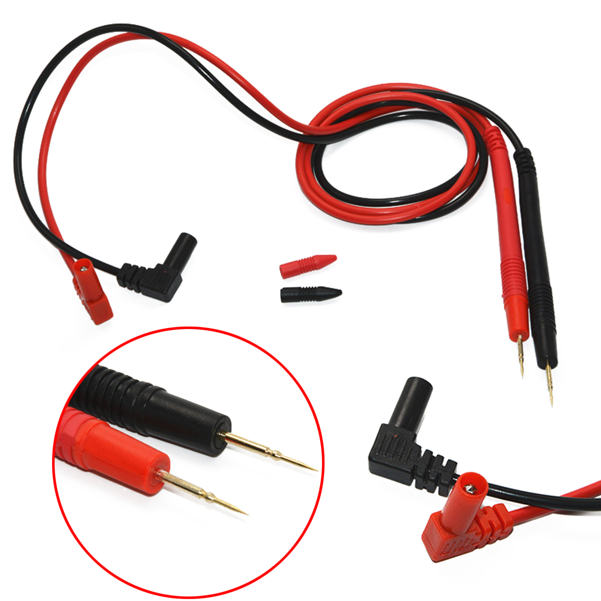 1 Pair 1000V 10A Multimeter Meter Test Leads Probe Copper S