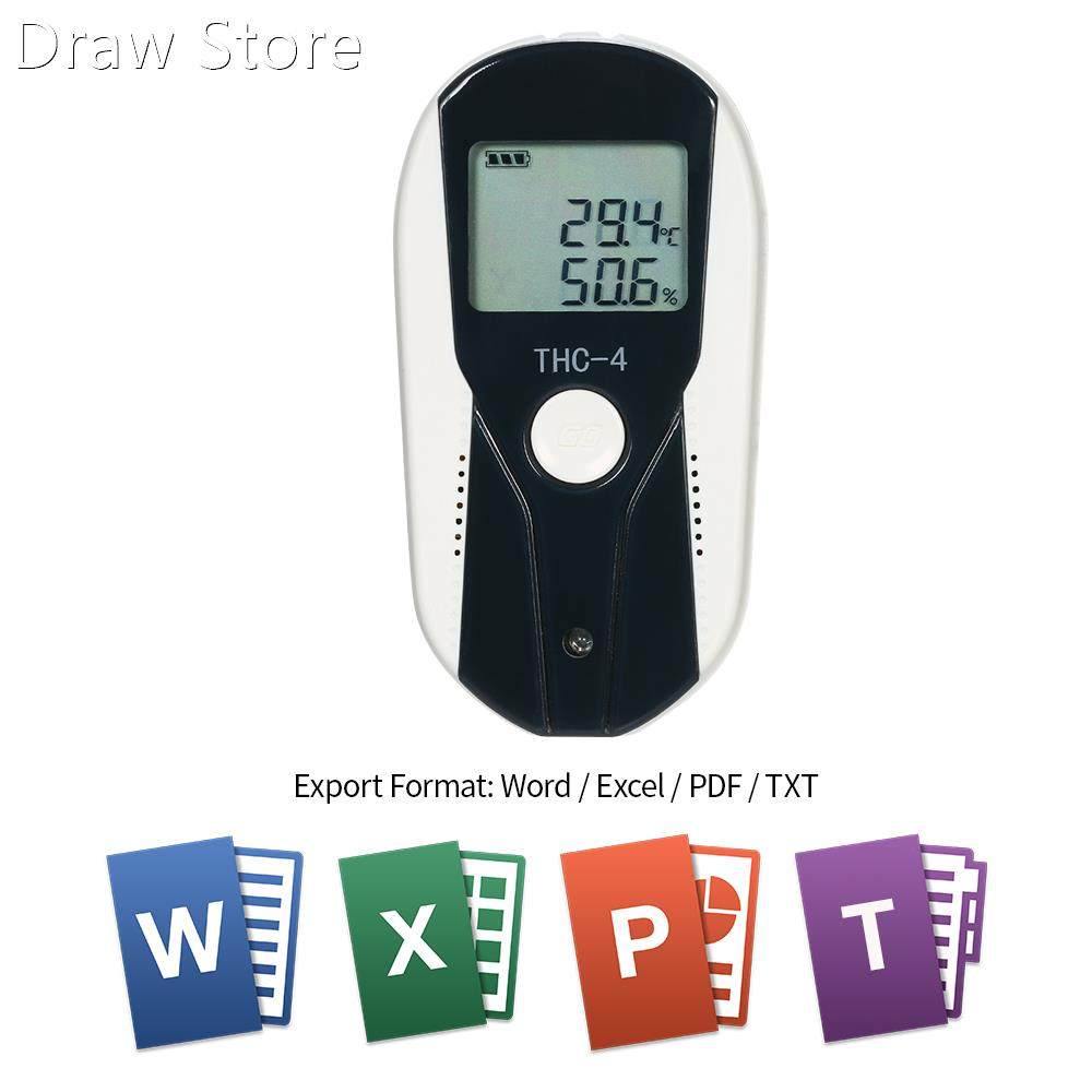 USB Temperature Humidity Data Logger RH TEMP Datalogger Reco