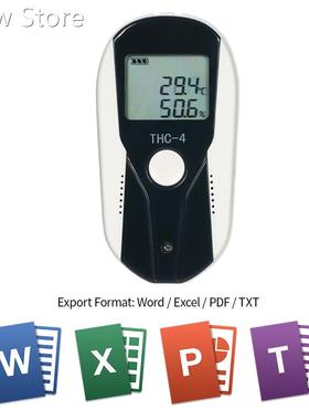 USB Temperature Humidity Data Logger RH TEMP Datalogger Reco