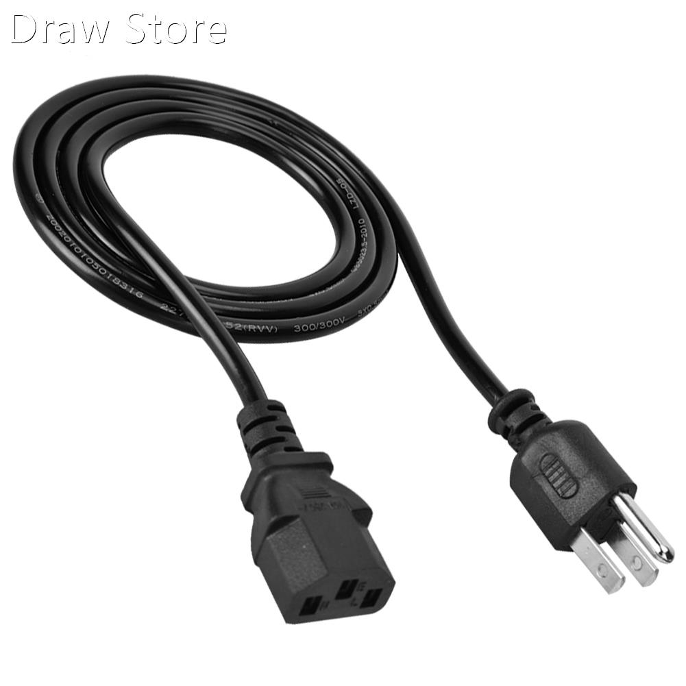 1 2M Long Silicone Laptop Printer Lead AC Power Cord Cable U