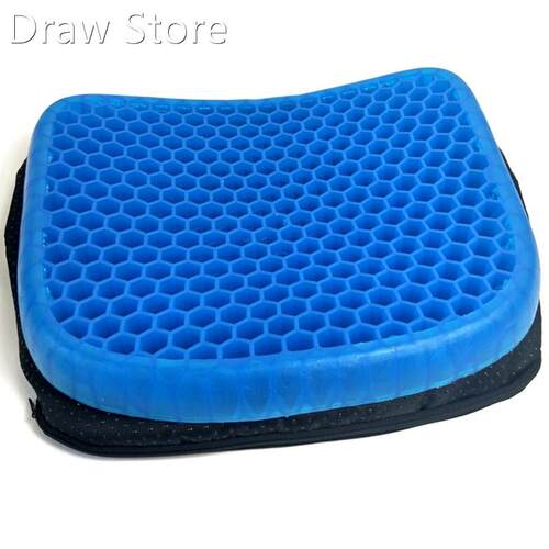 Flexible Ice gel Cooling Pad Seat Cushion with Black Non-sli
