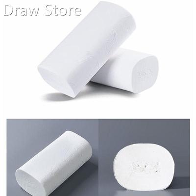 10 Rolls/set white Toilet Paper No Fluorescent Agent Soft 4