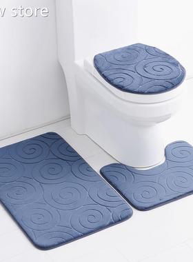 3pcs/setBatroom Mat S1het Bath Car pets Thick Anti ksid Toil