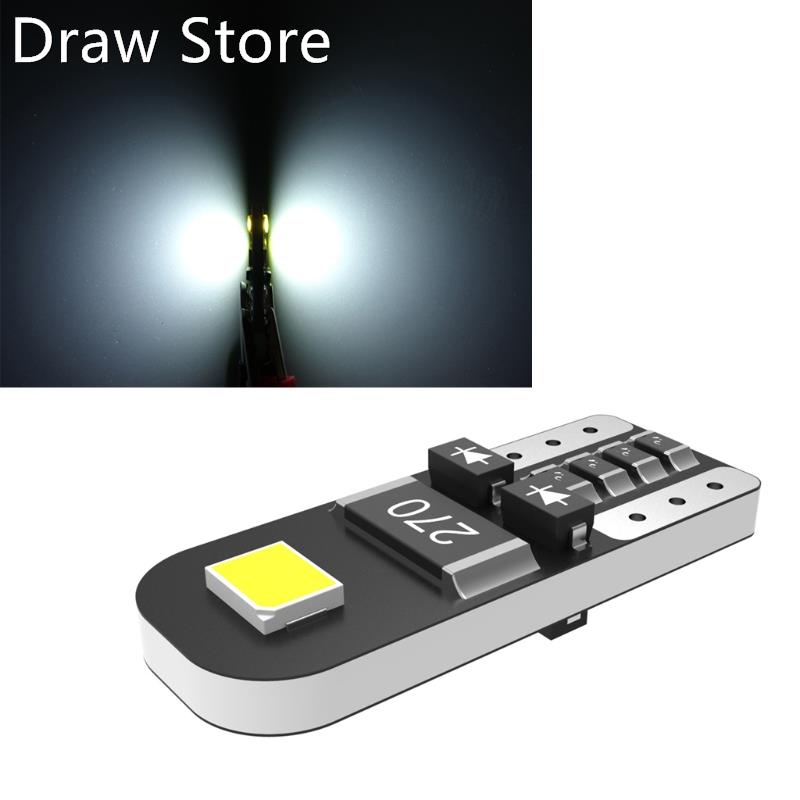 10Pcs T10 2835 LED Super Bright Car Lights Lamps Bulbs Licen